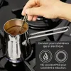 Test Crystalia Cafetière Turque 700 ml : un petit pot inox simple qui fait le job au quotidien