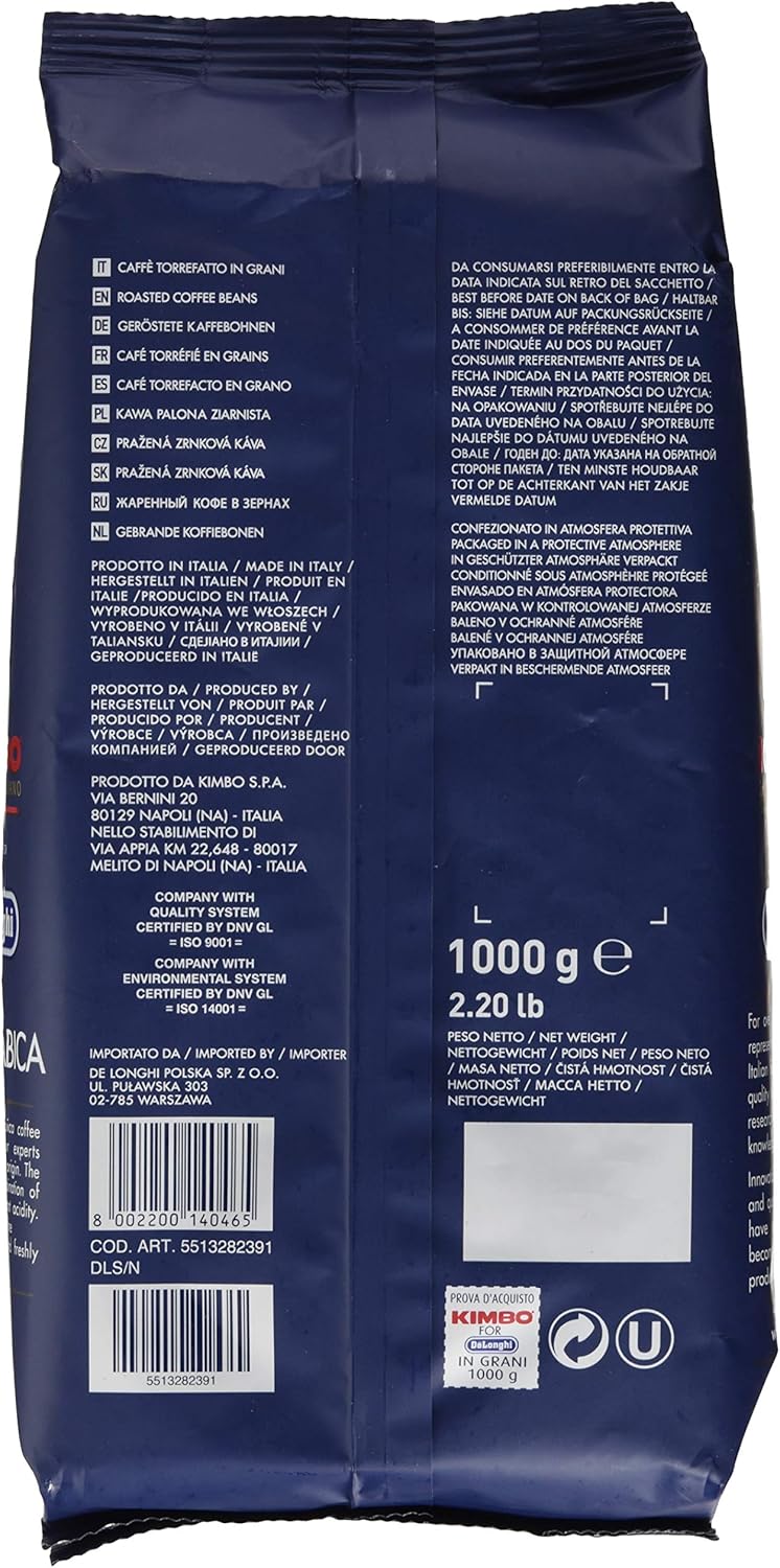 1Kg de Caf� en grains Noir 1 kg (Lot de 1)