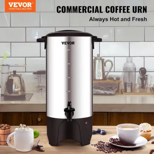 Test VEVOR Percolateur 7,4 L 50 tasses : gros volume pas cher, quelques limites à connaître