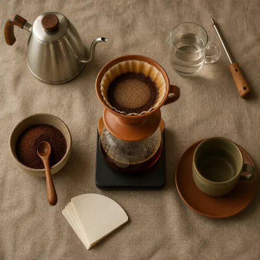 Eau tiède et café filtre : l’équilibre discret qui change l’extraction