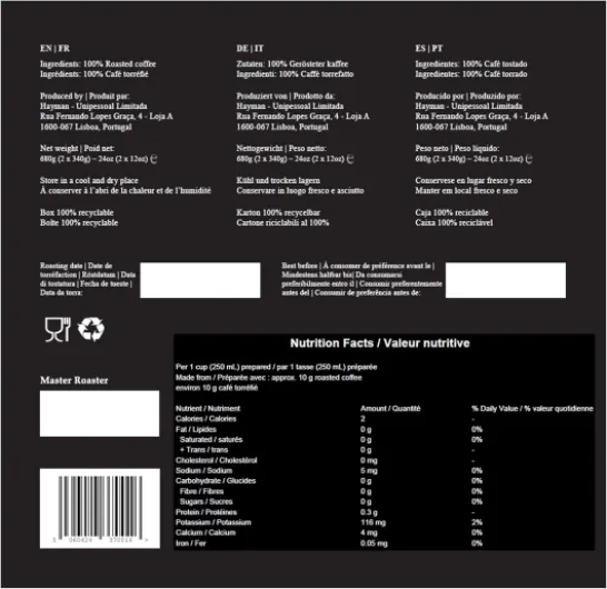 100% Café Finca La Hermosa du Guatemala - En grains - Torréfaction moyenne (1 x Paquet de 680g) La Hermosa du Guatemala 680 g (Lot de 1)